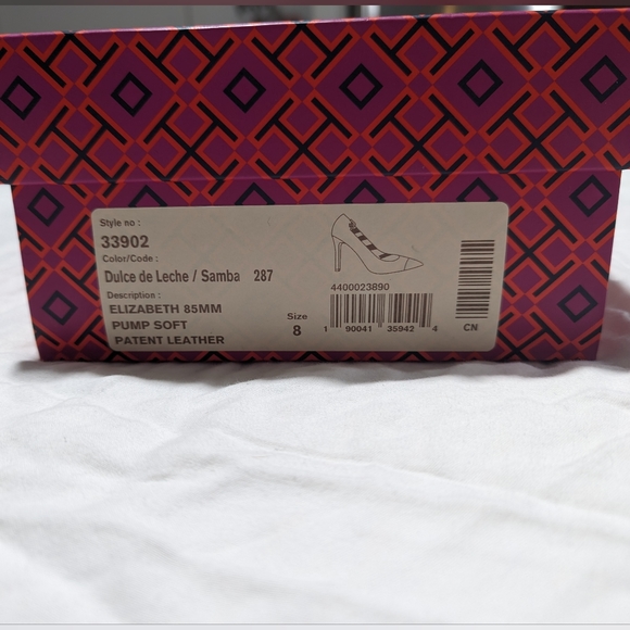 Tory Burch dulce de leches samba Elizabeth 85mm pump soft patent leather - Picture 7 of 7